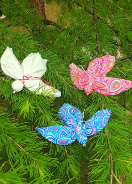 Птичка из ткани. Мастер-класс